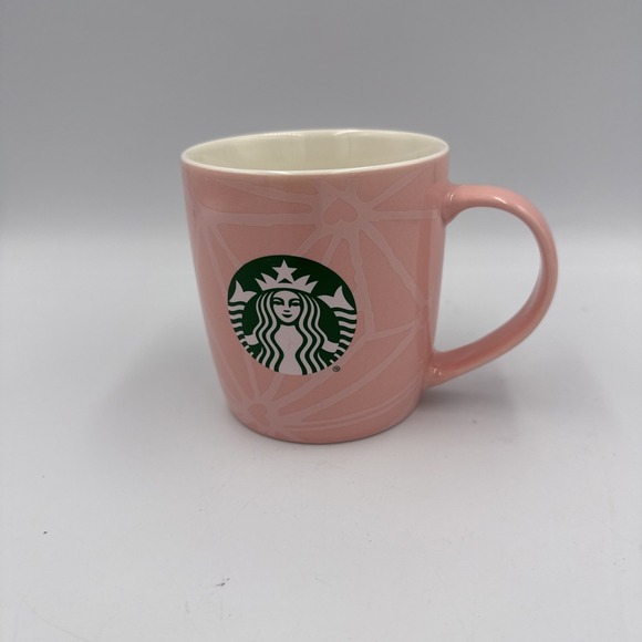 Starbucks Other - Starbucks Pink Geometric Design Mug Cup 11oz Microwave Dishwasher Safe